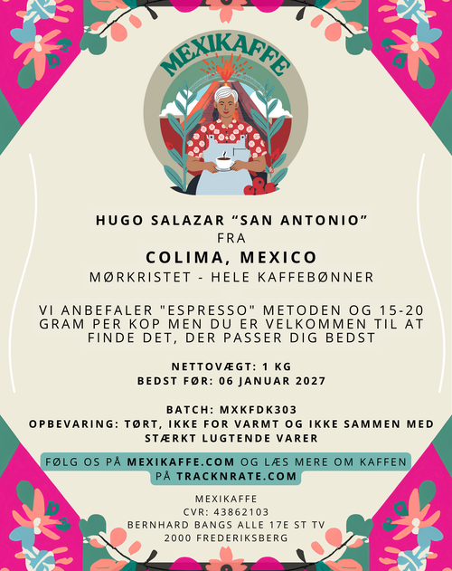 Gudmors Kaffe 1 kg Espresso Washed Whole Beans