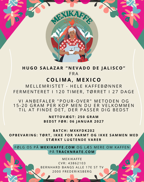 Gudmors Kaffe 250 g "Nevado" Natural Anaerobic Whole Beans